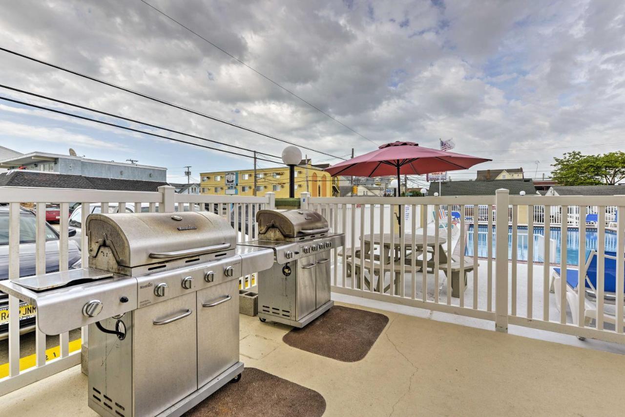 North Wildwood Condo With Pool, Walk To Boardwalk! ภายนอก รูปภาพ