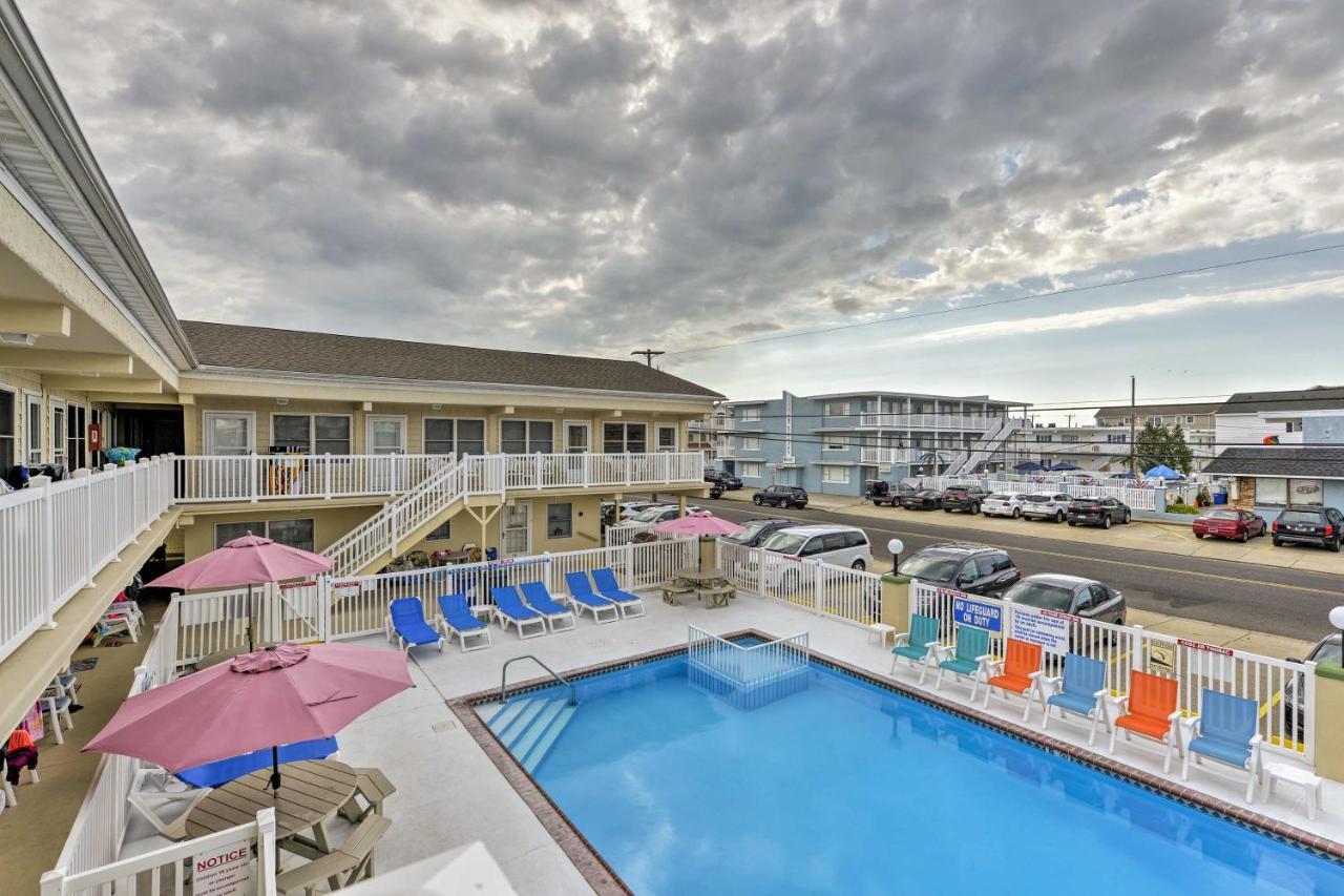 North Wildwood Condo With Pool, Walk To Boardwalk! ภายนอก รูปภาพ